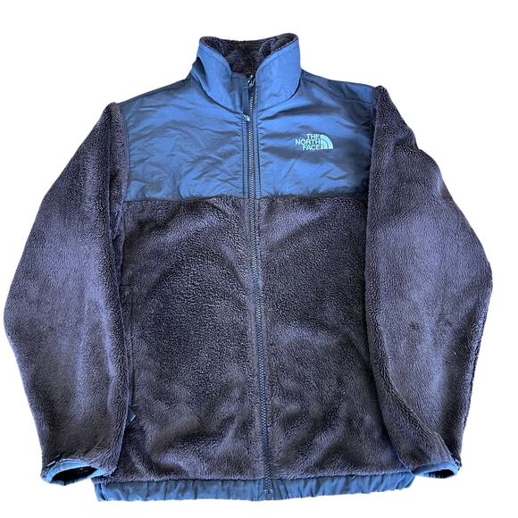 The North Face Girls Fleece Jacket Brown Large Full Zip - Picture 1 of 8